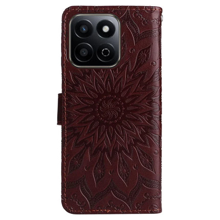 For Honor Play 60 Plus 5G / Play 9T / X7c 4G / 200 Smart 5G Case Sunflower Leather Wallet Phone Cover