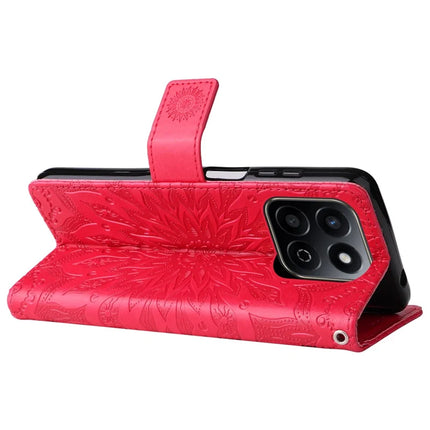 For Honor Play 60 Plus 5G / Play 9T / X7c 4G / 200 Smart 5G Case Sunflower Leather Wallet Phone Cover