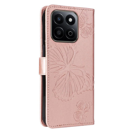 For Honor Play 60 Plus 5G / Play 9T / X7c 4G / 200 Smart 5G Case Butterfly Leather Phone Cover