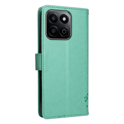 For Honor Play 60 Plus 5G / Play 9T / X7c 4G / 200 Smart 5G Case Cat Tree Pattern Flip Leather Phone Cover