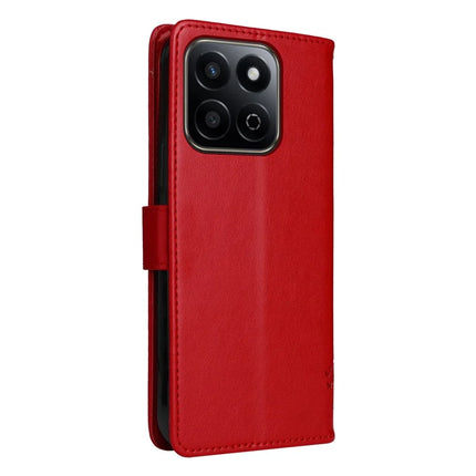 For Honor Play 60 Plus 5G / Play 9T / X7c 4G / 200 Smart 5G Case Cat Tree Pattern Flip Leather Phone Cover