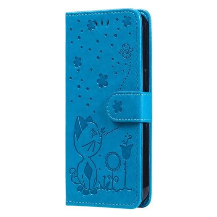 For Honor Play 60 Plus 5G / Play 9T / X7c 4G / 200 Smart 5G Case Cat Bee Pattern Leather Phone Cover