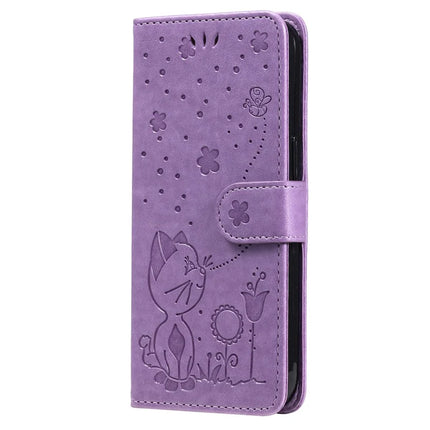 For Honor Play 60 Plus 5G / Play 9T / X7c 4G / 200 Smart 5G Case Cat Bee Pattern Leather Phone Cover