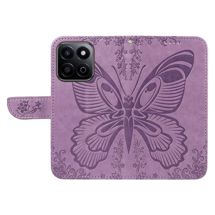 For Honor Play 60 Plus 5G / Play 9T / X7c 4G / 200 Smart 5G Case Butterfly Pattern Leather Wallet Flip Phone Cover