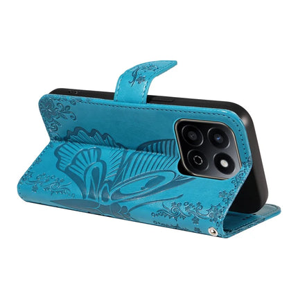 For Honor Play 60 Plus 5G / Play 9T / X7c 4G / 200 Smart 5G Case Butterfly Pattern Leather Wallet Flip Phone Cover