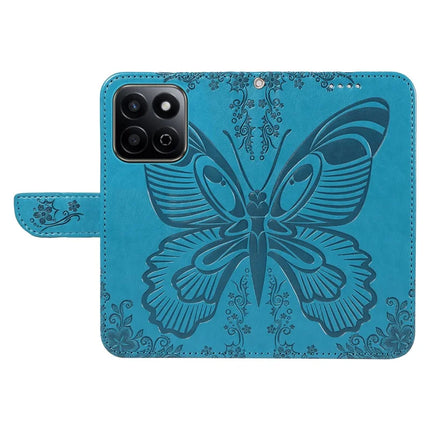 For Honor Play 60 Plus 5G / Play 9T / X7c 4G / 200 Smart 5G Case Butterfly Pattern Leather Wallet Flip Phone Cover