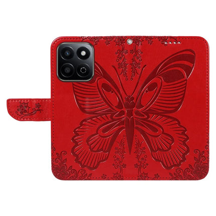 For Honor Play 60 Plus 5G / Play 9T / X7c 4G / 200 Smart 5G Case Butterfly Pattern Leather Wallet Flip Phone Cover