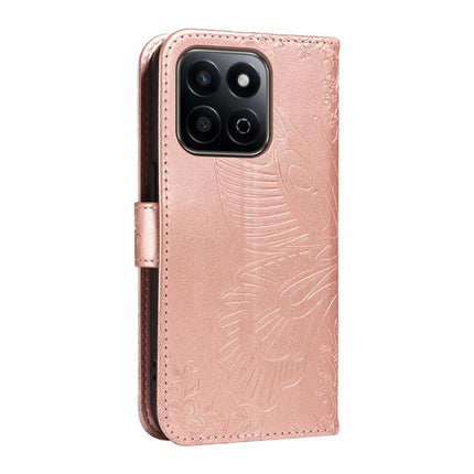 For Honor Play 60 Plus 5G / Play 9T / X7c 4G / 200 Smart 5G Case Butterfly Pattern Leather Wallet Flip Phone Cover