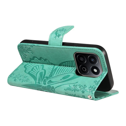 For Honor Play 60 Plus 5G / Play 9T / X7c 4G / 200 Smart 5G Case Butterfly Pattern Leather Wallet Flip Phone Cover
