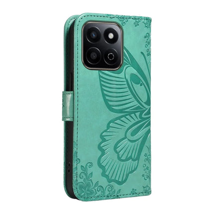 For Honor Play 60 Plus 5G / Play 9T / X7c 4G / 200 Smart 5G Case Butterfly Pattern Leather Wallet Flip Phone Cover