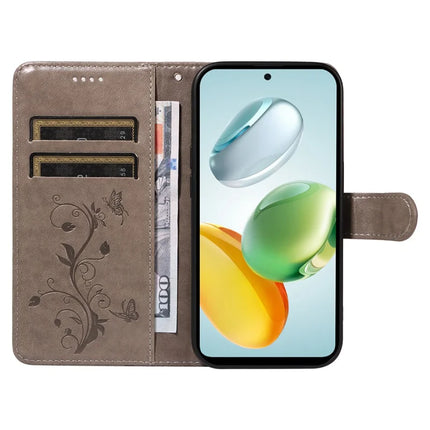 For Honor Play 60 Plus 5G / Play 9T / X7c 4G / 200 Smart 5G Case Flower Pattern PU Leather Wallet Phone Cover