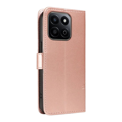 For Honor Play 60 Plus 5G / Play 9T / X7c 4G / 200 Smart 5G Case Flower Pattern PU Leather Wallet Phone Cover