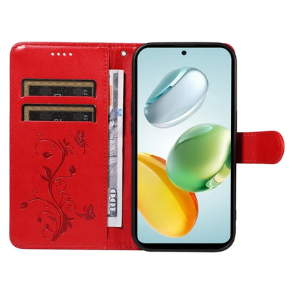 For Honor Play 60 Plus 5G / Play 9T / X7c 4G / 200 Smart 5G Case Flower Pattern PU Leather Wallet Phone Cover