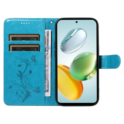 For Honor Play 60 Plus 5G / Play 9T / X7c 4G / 200 Smart 5G Case Flower Pattern PU Leather Wallet Phone Cover