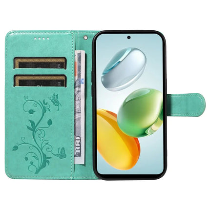 For Honor Play 60 Plus 5G / Play 9T / X7c 4G / 200 Smart 5G Case Flower Pattern PU Leather Wallet Phone Cover