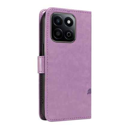 For Honor Play 60 Plus 5G / Play 9T / X7c 4G / 200 Smart 5G Case Flower Pattern PU Leather Wallet Phone Cover