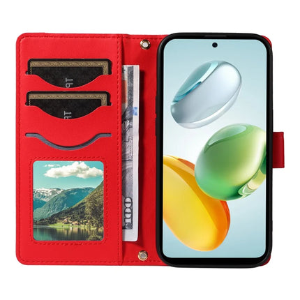 For Honor Play 60 Plus 5G / Play 9T / X7c 4G / 200 Smart 5G Wallet Case Rhombus Leather Phone Cover