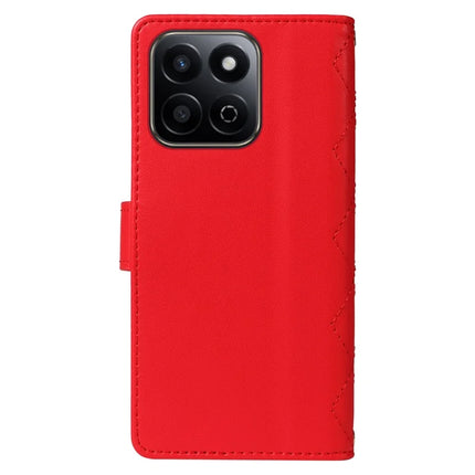For Honor Play 60 Plus 5G / Play 9T / X7c 4G / 200 Smart 5G Wallet Case Rhombus Leather Phone Cover