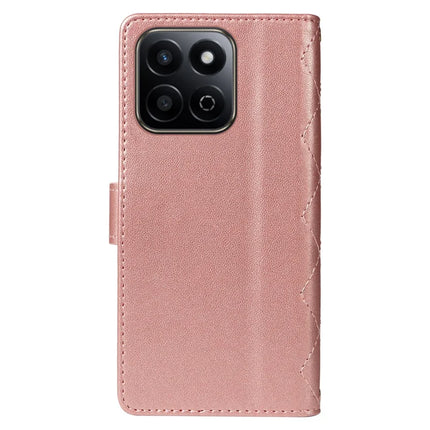 For Honor Play 60 Plus 5G / Play 9T / X7c 4G / 200 Smart 5G Wallet Case Rhombus Leather Phone Cover