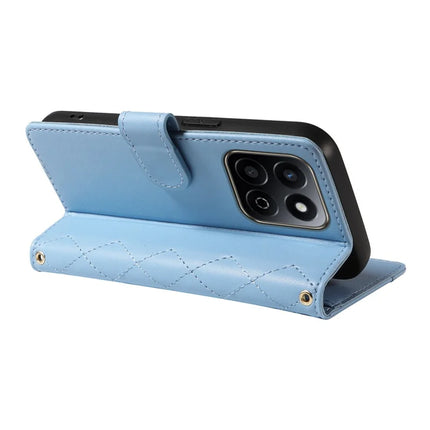 For Honor Play 60 Plus 5G / Play 9T / X7c 4G / 200 Smart 5G Wallet Case Rhombus Leather Phone Cover