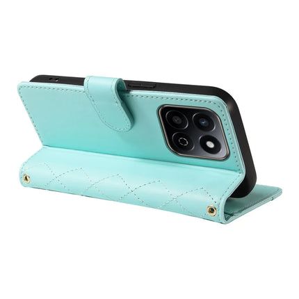 For Honor Play 60 Plus 5G / Play 9T / X7c 4G / 200 Smart 5G Wallet Case Rhombus Leather Phone Cover