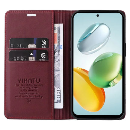 YIKATU YK-001 For Honor Play 60 Plus 5G / Play 9T / X7c 4G / 200 Smart 5G Stand Case Leather Phone Cover