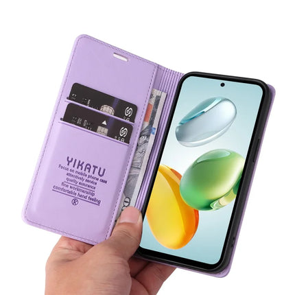 YIKATU YK-001 For Honor Play 60 Plus 5G / Play 9T / X7c 4G / 200 Smart 5G Stand Case Leather Phone Cover