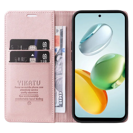 YIKATU YK-001 For Honor Play 60 Plus 5G / Play 9T / X7c 4G / 200 Smart 5G Stand Case Leather Phone Cover