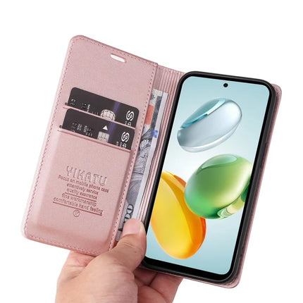 YIKATU YK-001 For Honor Play 60 Plus 5G / Play 9T / X7c 4G / 200 Smart 5G Stand Case Leather Phone Cover