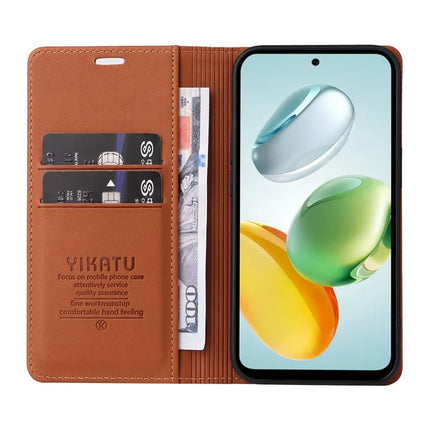 YIKATU YK-001 For Honor Play 60 Plus 5G / Play 9T / X7c 4G / 200 Smart 5G Stand Case Leather Phone Cover