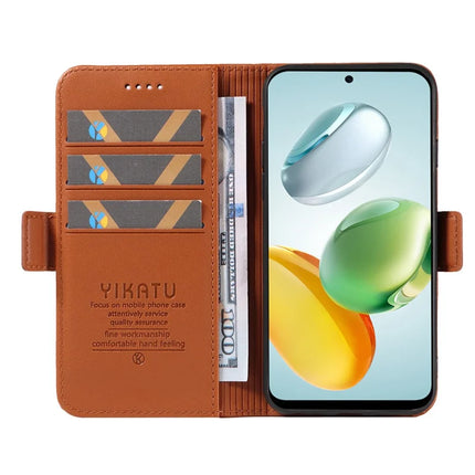 YIKATU YK-003 For Honor Play 60 Plus 5G / Play 9T / X7c 4G / 200 Smart 5G Case Wallet Stand Leather Phone Cover