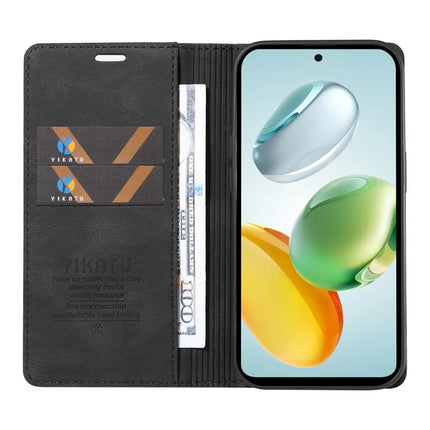 YIKATU YK-004 For Honor Play 60 Plus 5G / Play 9T / X7c 4G / 200 Smart 5G Leather Case Skin-Touch Phone Cover