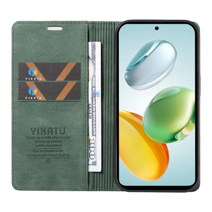 YIKATU YK-004 For Honor Play 60 Plus 5G / Play 9T / X7c 4G / 200 Smart 5G Leather Case Skin-Touch Phone Cover