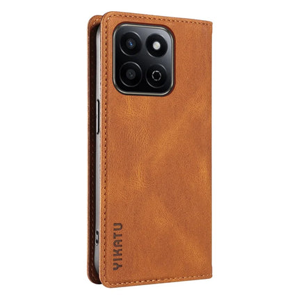 YIKATU YK-004 For Honor Play 60 Plus 5G / Play 9T / X7c 4G / 200 Smart 5G Leather Case Skin-Touch Phone Cover