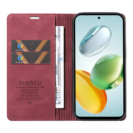 YIKATU YK-004 For Honor Play 60 Plus 5G / Play 9T / X7c 4G / 200 Smart 5G Leather Case Skin-Touch Phone Cover