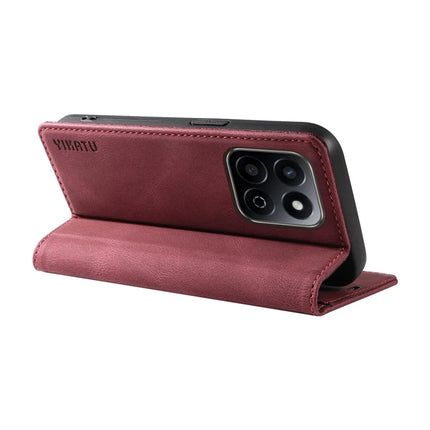 YIKATU YK-004 For Honor Play 60 Plus 5G / Play 9T / X7c 4G / 200 Smart 5G Leather Case Skin-Touch Phone Cover