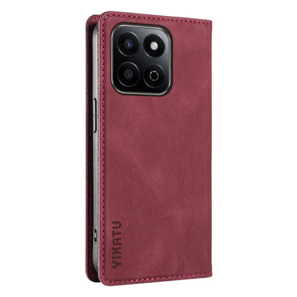 YIKATU YK-004 For Honor Play 60 Plus 5G / Play 9T / X7c 4G / 200 Smart 5G Leather Case Skin-Touch Phone Cover