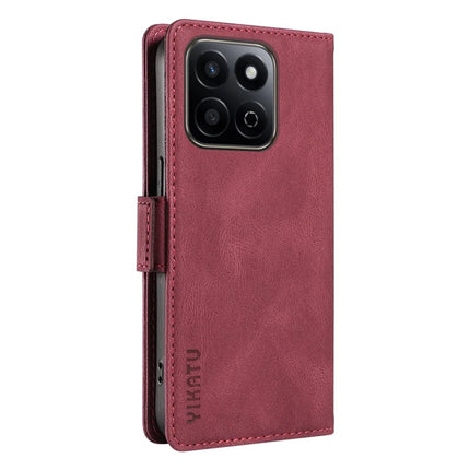YIKATU YK-005 For Honor Play 60 Plus 5G / Play 9T / X7c 4G / 200 Smart 5G Case PU Leather Wallet Phone Cover Skin Touch Feeling