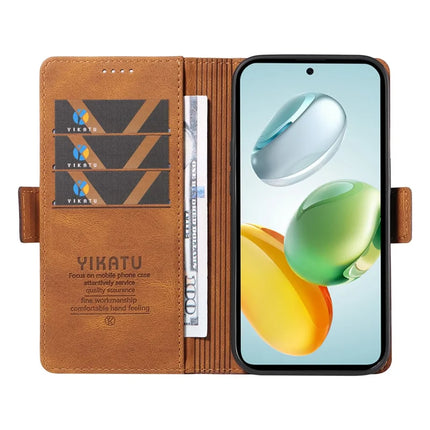YIKATU YK-005 For Honor Play 60 Plus 5G / Play 9T / X7c 4G / 200 Smart 5G Case PU Leather Wallet Phone Cover Skin Touch Feeling
