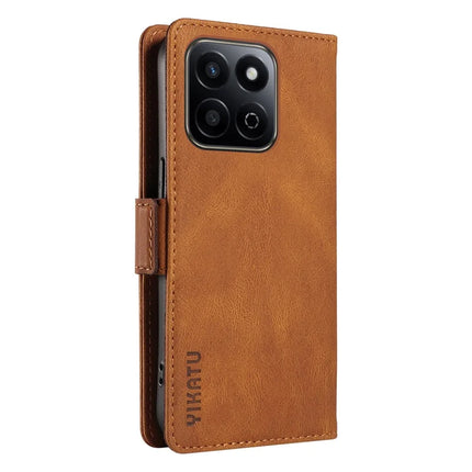 YIKATU YK-005 For Honor Play 60 Plus 5G / Play 9T / X7c 4G / 200 Smart 5G Case PU Leather Wallet Phone Cover Skin Touch Feeling