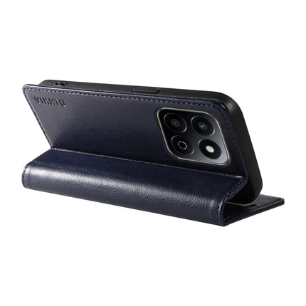 YIKATU YK-006 For Honor Play 60 Plus 5G / Play 9T / X7c 4G / 200 Smart 5G Case Magnetic Closure Leather Phone Cover Litchi Texture