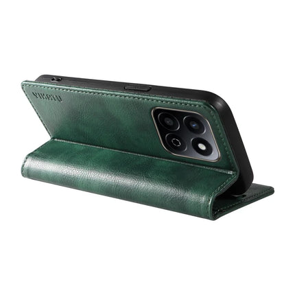 YIKATU YK-006 For Honor Play 60 Plus 5G / Play 9T / X7c 4G / 200 Smart 5G Case Magnetic Closure Leather Phone Cover Litchi Texture