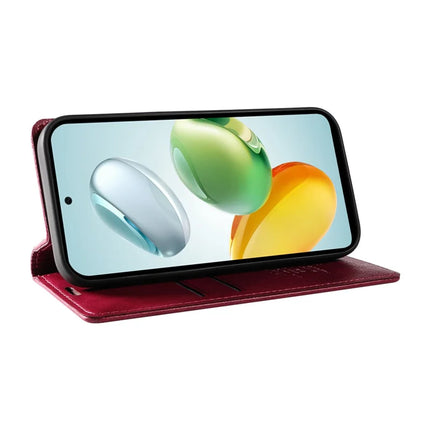 YIKATU YK-006 For Honor Play 60 Plus 5G / Play 9T / X7c 4G / 200 Smart 5G Case Magnetic Closure Leather Phone Cover Litchi Texture
