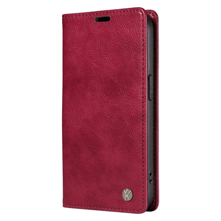 YIKATU YK-006 For Honor Play 60 Plus 5G / Play 9T / X7c 4G / 200 Smart 5G Case Magnetic Closure Leather Phone Cover Litchi Texture