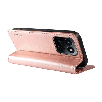 YIKATU YK-006 For Honor Play 60 Plus 5G / Play 9T / X7c 4G / 200 Smart 5G Case Magnetic Closure Leather Phone Cover Litchi Texture