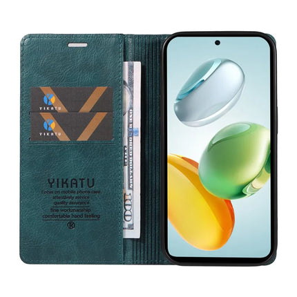 YIKATU YK-006 For Honor Play 60 Plus 5G / Play 9T / X7c 4G / 200 Smart 5G Case Magnetic Closure Leather Phone Cover Litchi Texture