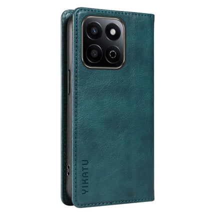 YIKATU YK-006 For Honor Play 60 Plus 5G / Play 9T / X7c 4G / 200 Smart 5G Case Magnetic Closure Leather Phone Cover Litchi Texture