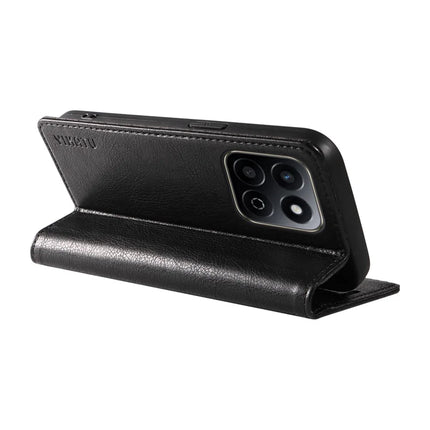 YIKATU YK-006 For Honor Play 60 Plus 5G / Play 9T / X7c 4G / 200 Smart 5G Case Magnetic Closure Leather Phone Cover Litchi Texture