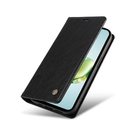 YIKATU YK-006 For Honor Play 60 Plus 5G / Play 9T / X7c 4G / 200 Smart 5G Case Magnetic Closure Leather Phone Cover Litchi Texture