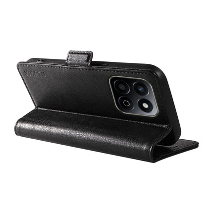 YIKATU YK-007 For Honor Play 60 Plus 5G / Play 9T / X7c 4G / 200 Smart 5G Case Side Buckle PU Leather Phone Cover Litchi Texture